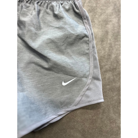 Nike Dri-FIT Women's Running Shorts Size Medium Gray Athletic Performance - Picture 2 of 4